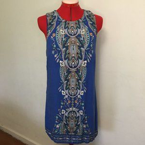Ecote Blue Patterned Dress
